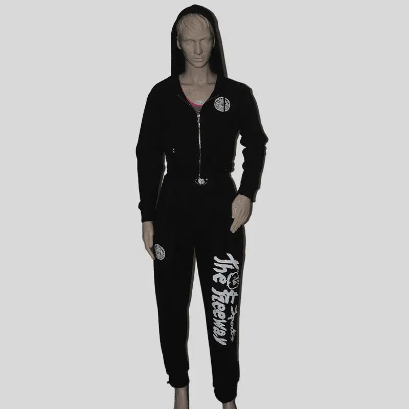 Damenanzug - Schwarz - Art.7870 - XS / Schwarz - Completo tuta sportiva