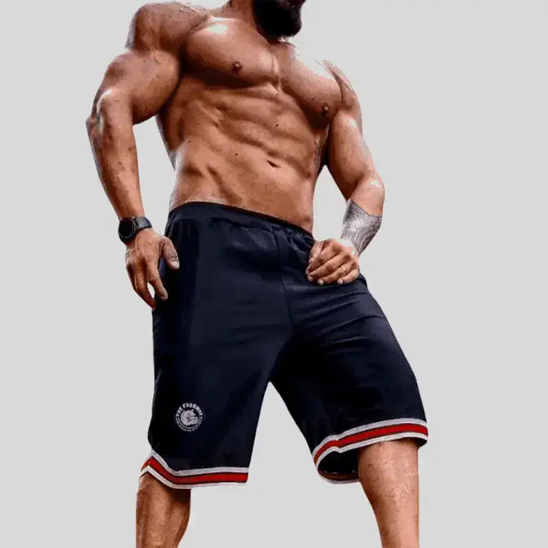 Bermudashorts Basket Schwarz Art.1503 - S / Schwarz - Shorts Bodybuilding Basket