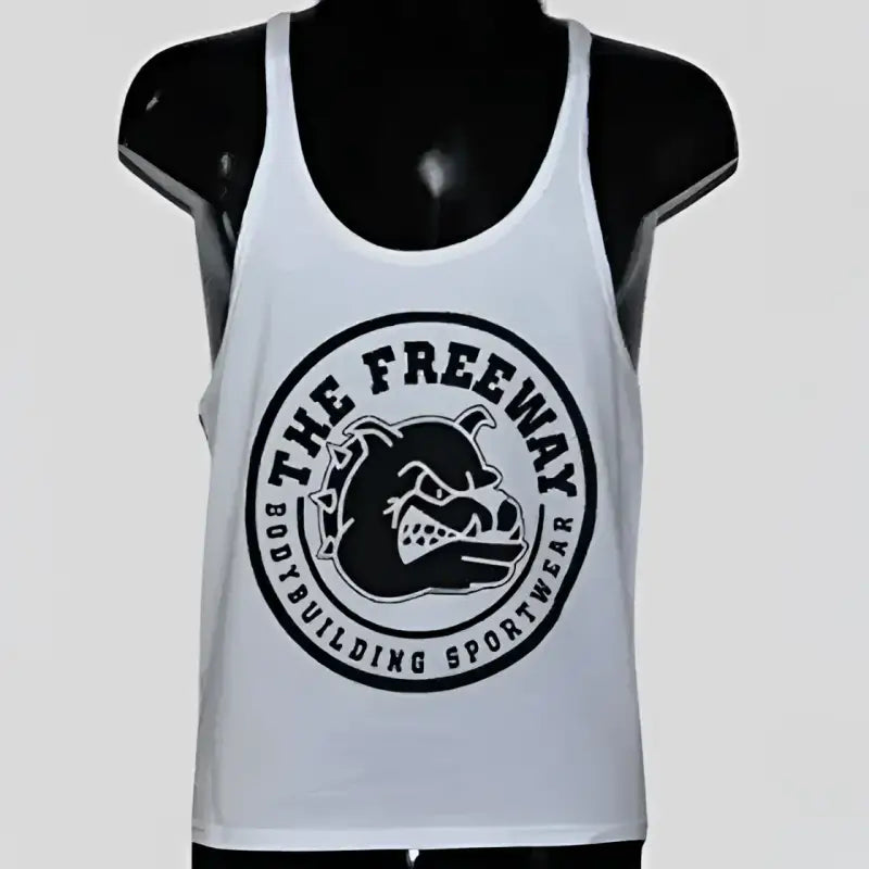 Big Gym Tank Top Vogatora - Weiß - Art.2221 - S - Big Gym Tank Top Vogatora