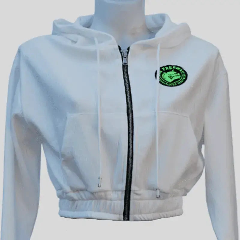 Damenjacke mit Kapuze Weiß - Art.6586 - XS / Weiß - Damenjacke mit Kapuze