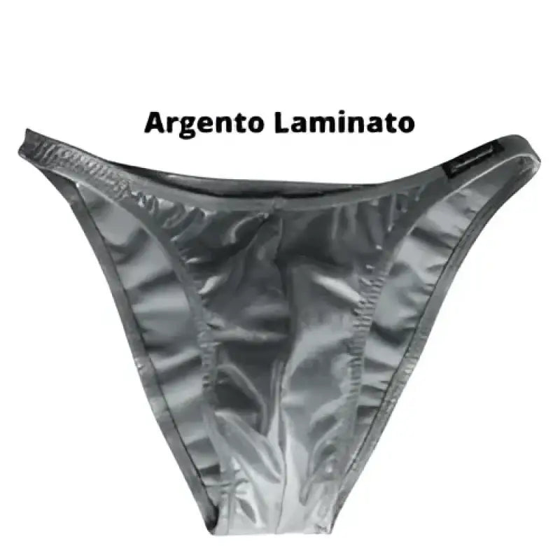 Wettkampf Bodybuilding SilberLaminiert – Art. Dn109 - S / Argento - Kostüm-Wettbewerb