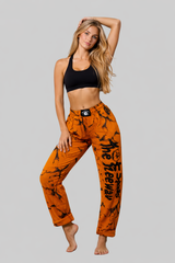 Bodybuilding Unisex Training Pants - Marbled Mustard Art.252