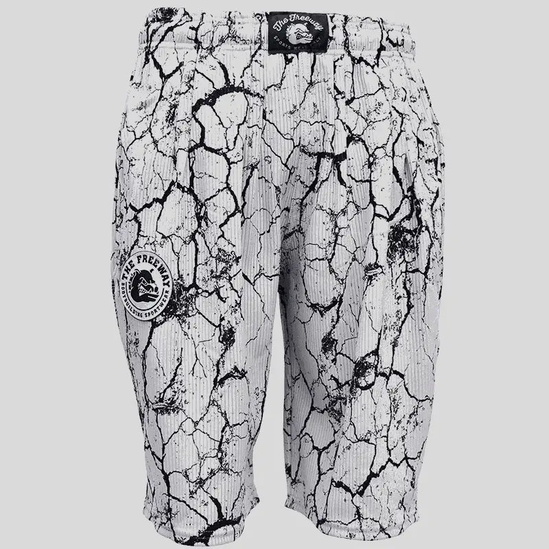 Bermuda shorts bodybuilding - Marbled white