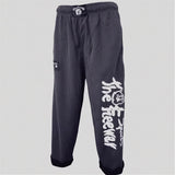 Pantalón de entrenamiento de culturismo unisex con rayas grises y negras Art. 254