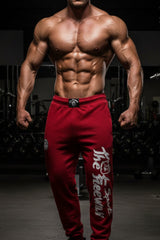 Trainingshose Rot/Schwarze Streifen Unisex Art.254