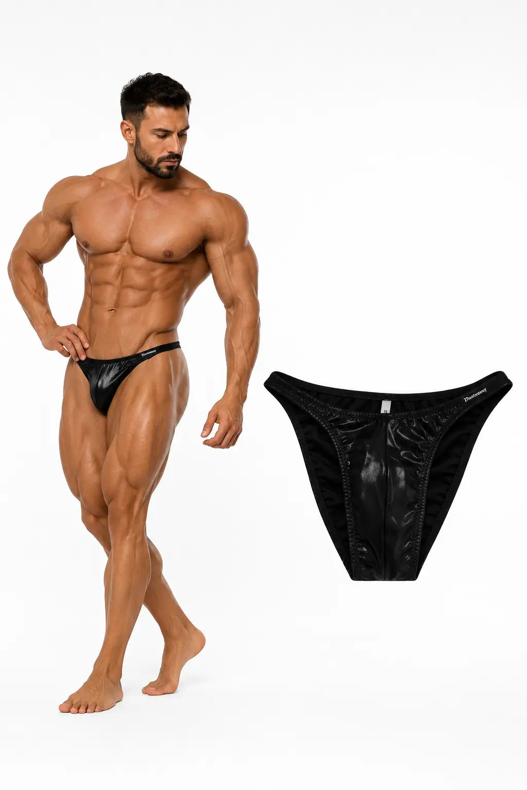Wettkampf Bodybuilding Posing Hose Schwarz Art.DN109