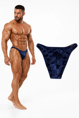 Wettkampf Bodybuilding Posing Trunks Marineblau Art.DN109
