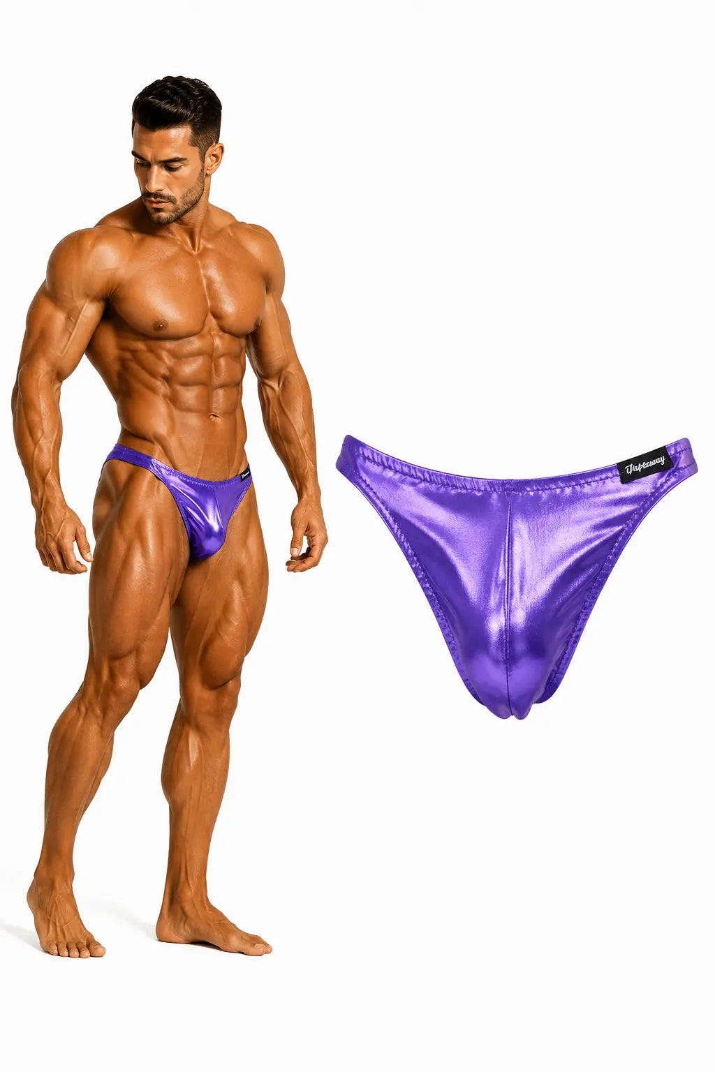 Wettkampf Bodybuilding Posing Trunk Violett Art.DN109