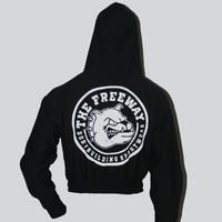 Damenjacke mit Kapuze Schwarz - Art.6586 - Thefreeway Sportswear®