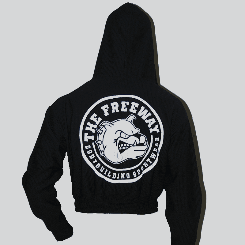 Damenjacke mit Kapuze Schwarz - Art.6586 - Thefreeway Sportswear®