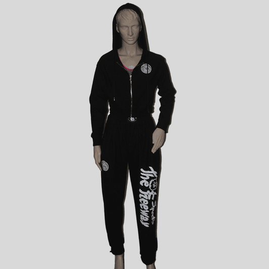 Damenanzug - Schwarz - Art.7870 💖🏋️‍♀️ - Thefreeway Sportswear®