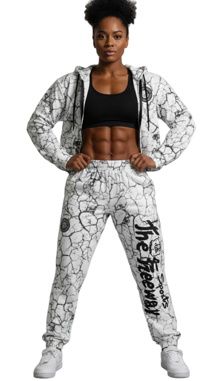 Women's suit Marbled White 