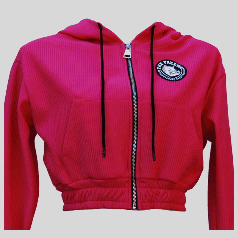 Damenjacke mit Kapuze Fuchsia - Art.6586 - Thefreeway Sportswear®
