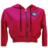 Damenjacke mit Kapuze Fuchsia