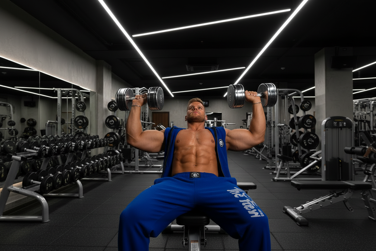 Unisex Bodybuilding Training Trousers - Blue 