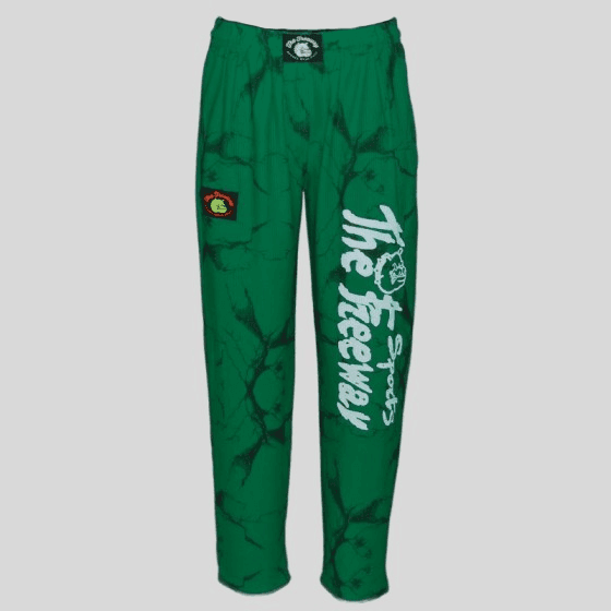 Pantalón de entrenamiento Bodybuilding Unisex - Verde Marmolado - Art.252