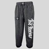 Bodybuilding Trainingshose Grau/Schwarz Gestreift Unisex Art.253 - S / Grau/Schwarz Gestreift - Trainingshose