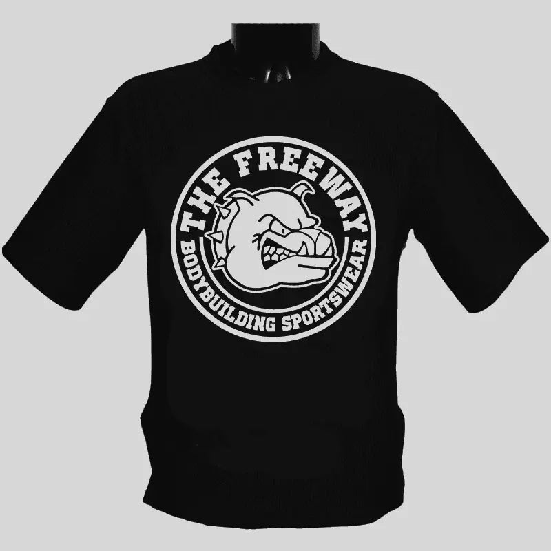 Bodybuilding Rag Top Abgerundet - Schwarz - Art.2272 - S / Schwarz - Bodybuilding Rag Top