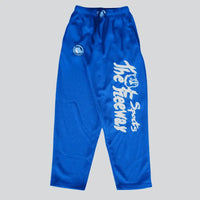 Bodybuilding Trainingshose Himmelblau/Schwarze Streifen Unisex Art.254 - S / Himmelblau/Schwarze Streifen