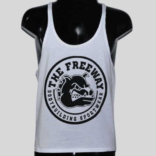 Big Gym Tank Top Vogatora - Weiß - Art.2221 - Thefreeway Sportswear®