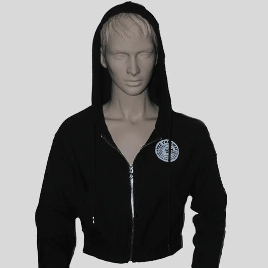 Damenjacke mit Kapuze Schwarz - Art.6586 - XS / Schwarz - Damenjacke mit Kapuze