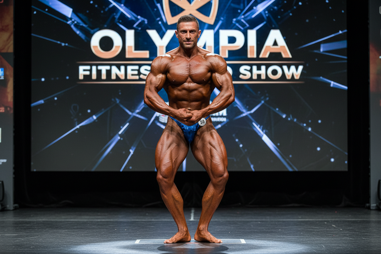 Wettkampf Bodybuilding-Slip Royalblau – Art. Dn109 