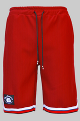 Men's red basketball shorts Thefreeway Sportswear art. 1503, front product view