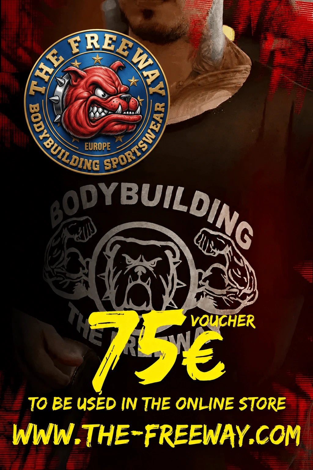 Thefreeway Sportswear 75 euro gift card voucher for the online store